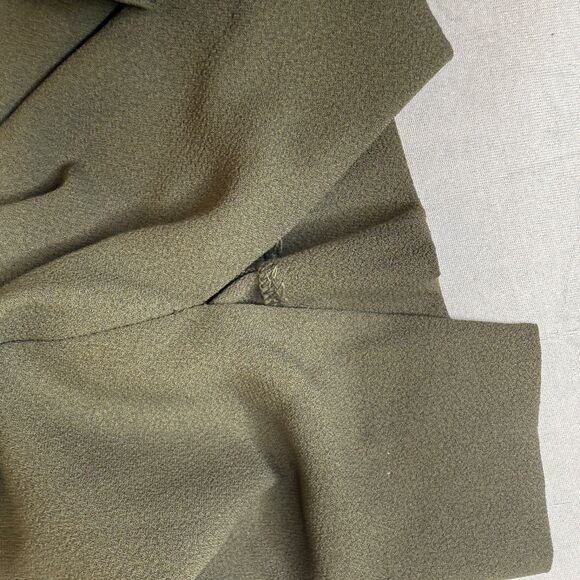 Anthropologie Women's M Green The Essential Pull-On Trouser Pockets - Picture 13 of 15
